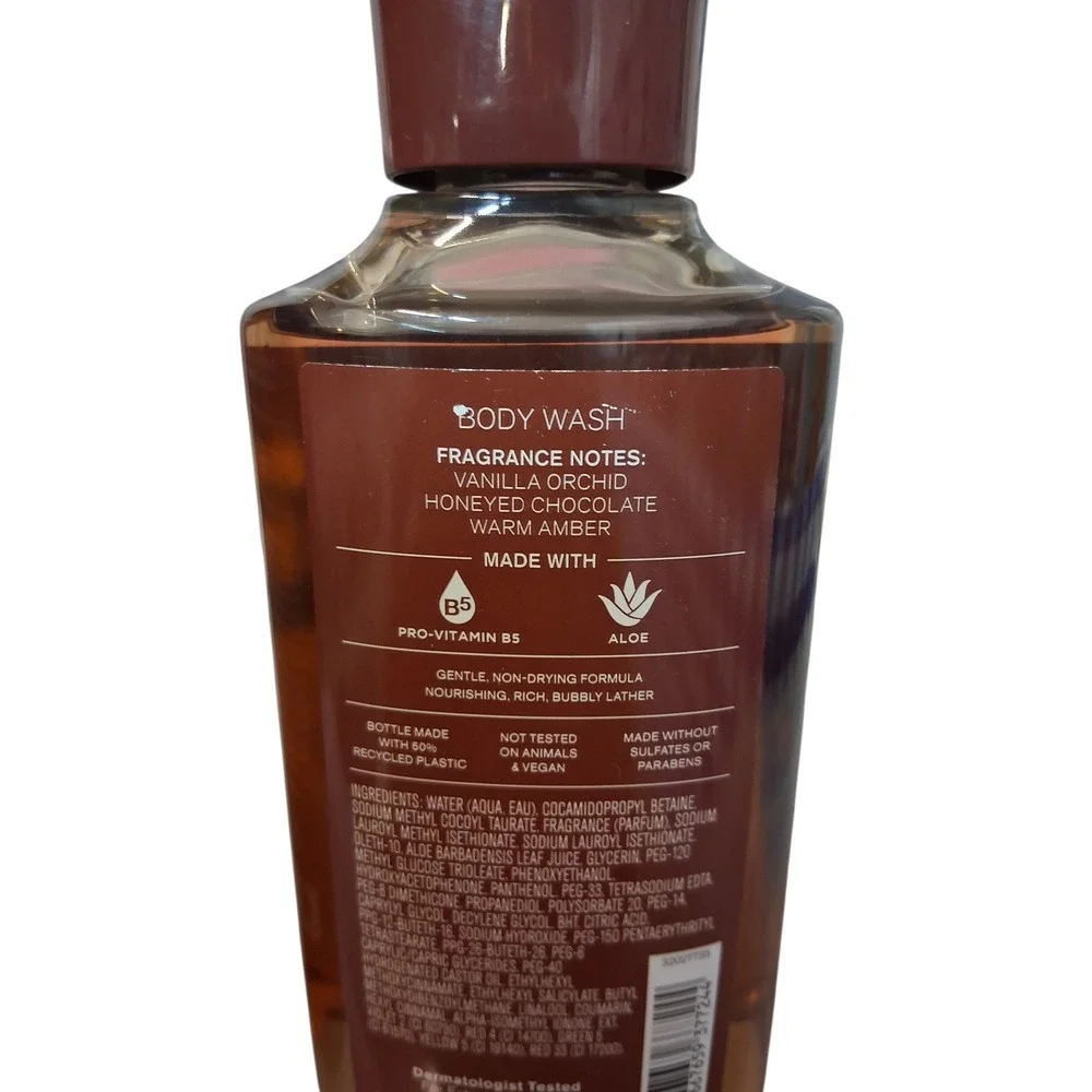 Bath & Body Works Women's Retired Chocolate Amber‎ Body Wash & Hydrating Cream